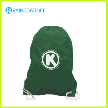 Cheap Custom Logo Printed Polyester Drawstring Football Backpack Bag